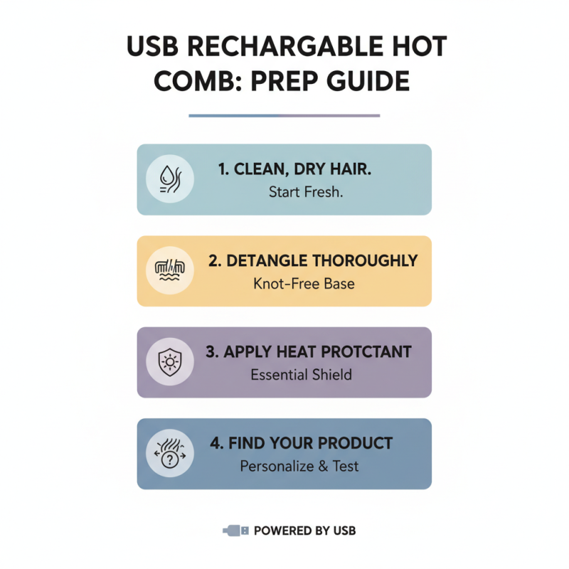 How to Use Usb Rechargeable Hot Comb for Perfect Hair?