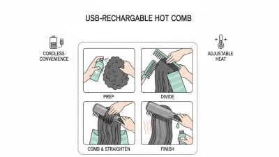 How to Use Usb Rechargeable Hot Comb for Perfect Hair?