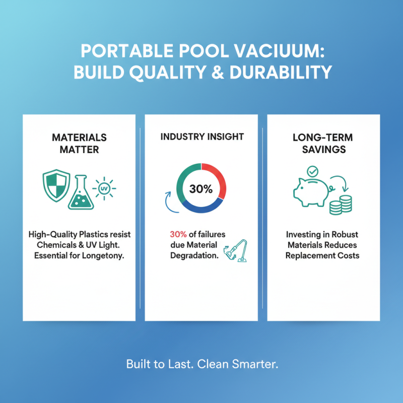 How to Choose the Best China Wholesale Portable Pool Vacuum?