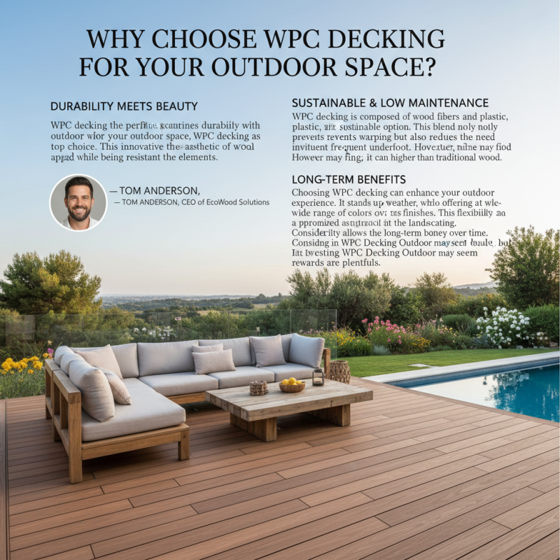 Why Choose WPC Decking for Your Outdoor Space?
