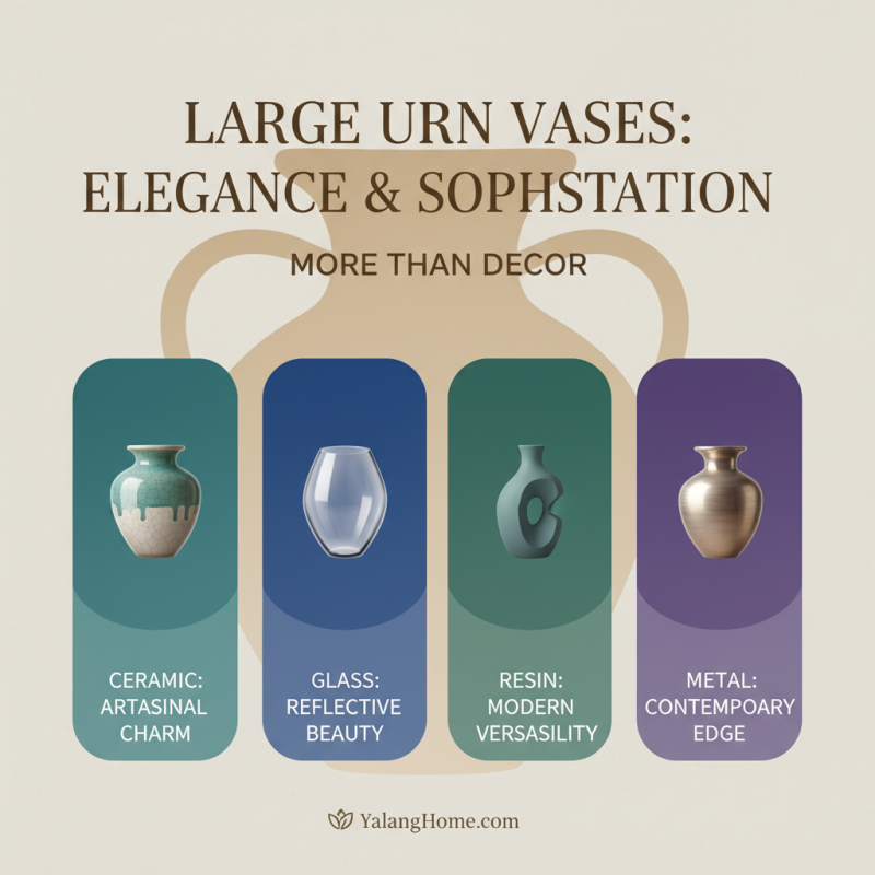 Top 10 Large Urn Vases for Stunning Home Decor Ideas?