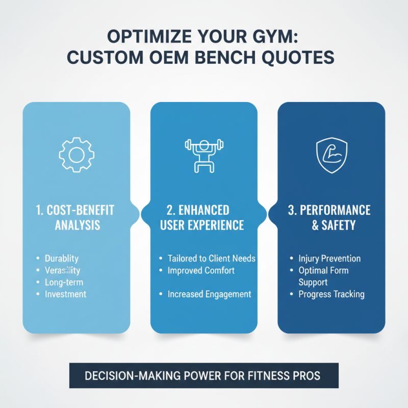 Why Custom OEM Gym Bench Quotes Are Essential for Fitness Professionals?