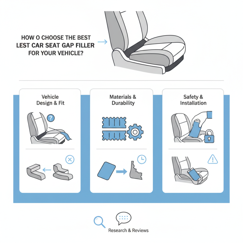 How to Choose the Best Car Seat Gap Filler for Your Vehicle?