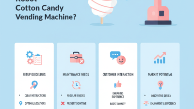 How to Operate a Robot Cotton Candy Vending Machine?