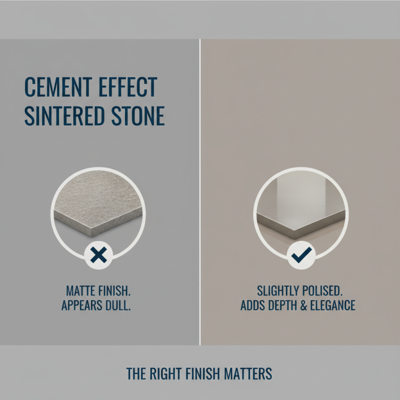 How to Achieve the Cement Effect with Sintered Stone?