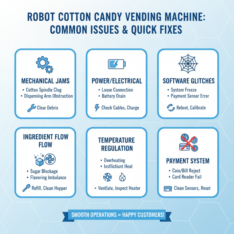 How to Operate a Robot Cotton Candy Vending Machine?