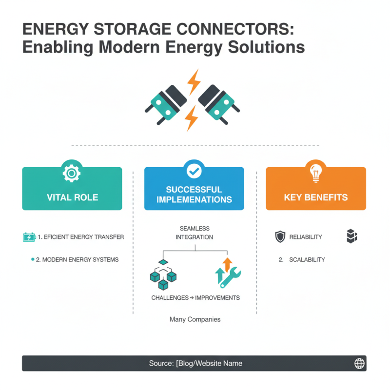 Why Choose Energy Storage Connector for Your Power Needs?
