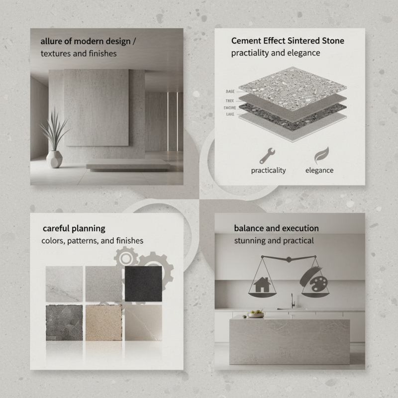 How to Achieve the Cement Effect with Sintered Stone?