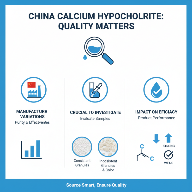 How to Source Wholesale China Dry Calcium Hypochlorite for Water Treatment?