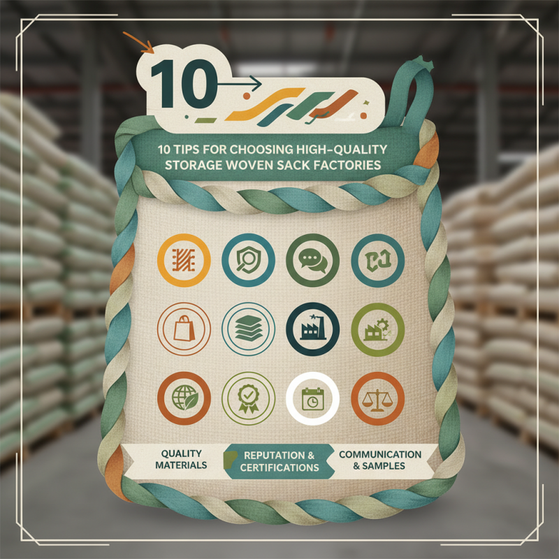 10 Tips for Choosing Custom High Quality Storage Woven Sack Factories?