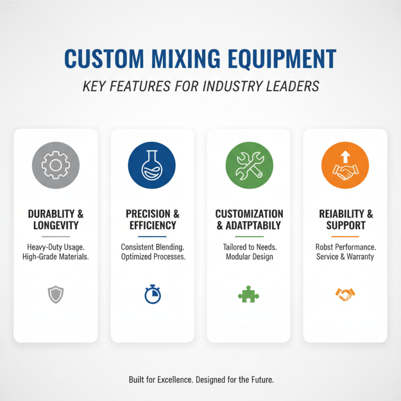 What is High Quality Custom Mixing Equipment Products and Their Benefits?