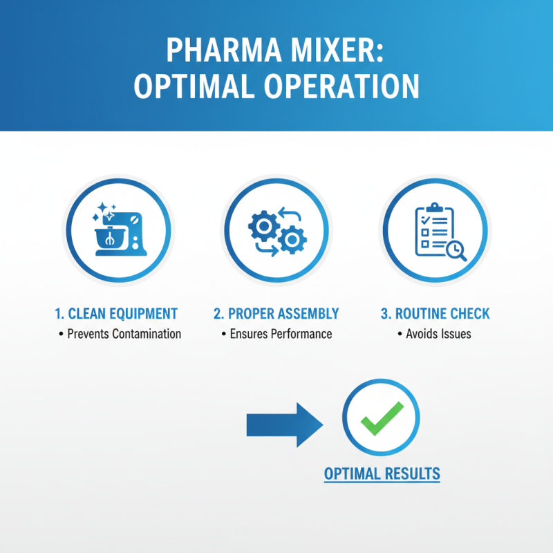 Essential Tips for Using Pharma Mixer Effectively?