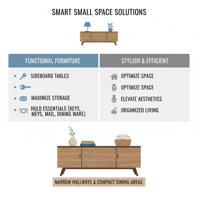 Best Sideboard Table Ideas for Small Spaces?