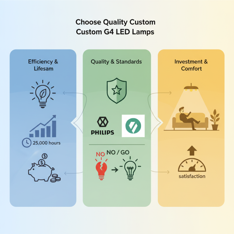 How to Choose High-Quality Custom Lamp G4 Led Products for Your Needs?