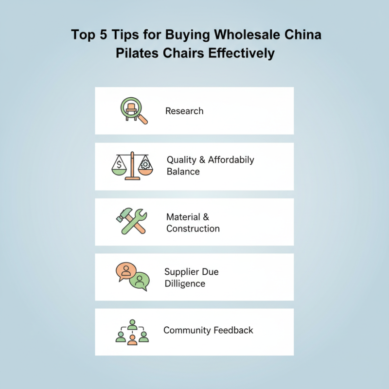 Top 5 Tips for Buying Wholesale China Pilates Chairs Effectively?