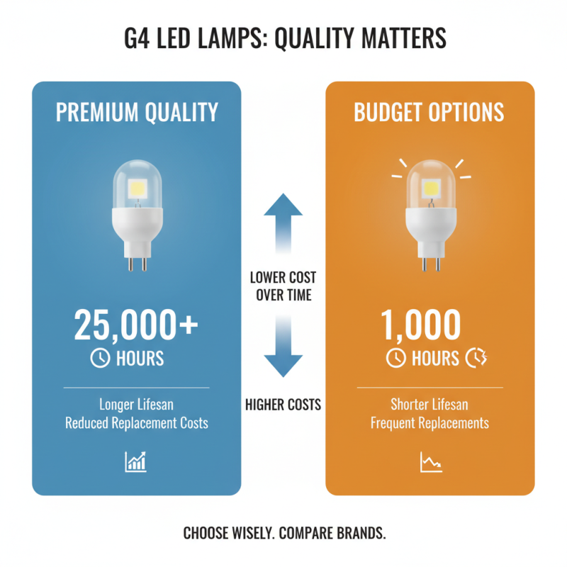 How to Choose High-Quality Custom Lamp G4 Led Products for Your Needs?