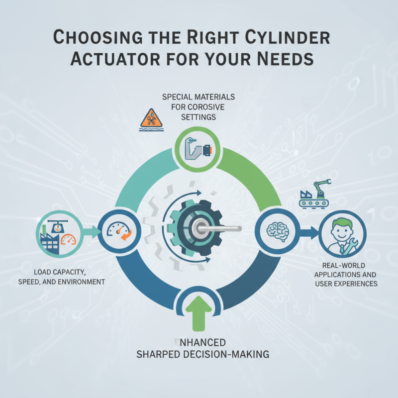 How to Choose the Right Cylinder Actuator for Your Needs?