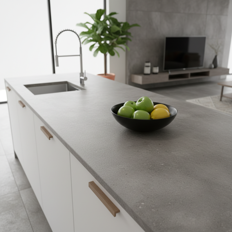 What is Cement Effect Sintered Stone and its Benefits?