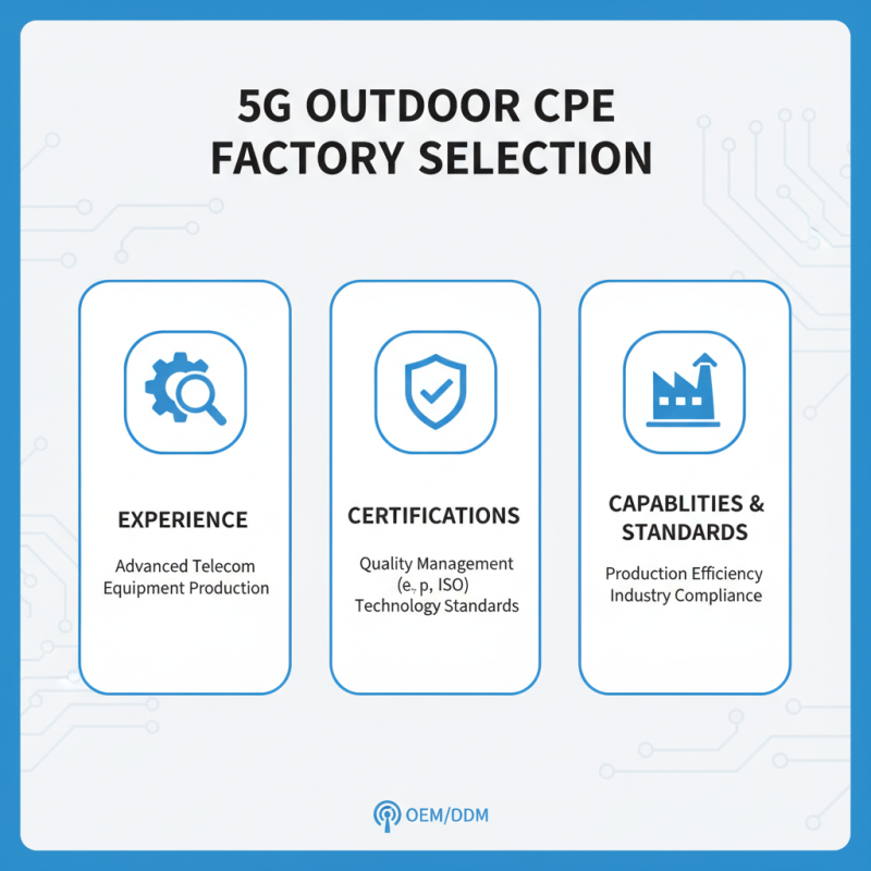 How to Choose the Best OEM ODM High Gain 5G Outdoor CPE Factory?