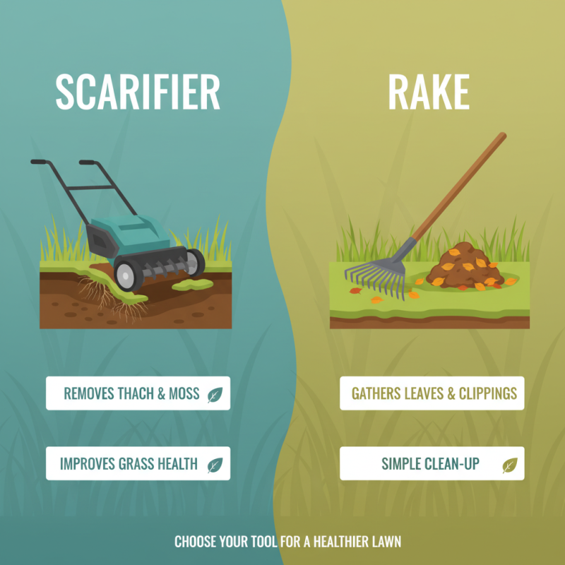 What is the Difference Between Scarifier and Raker?