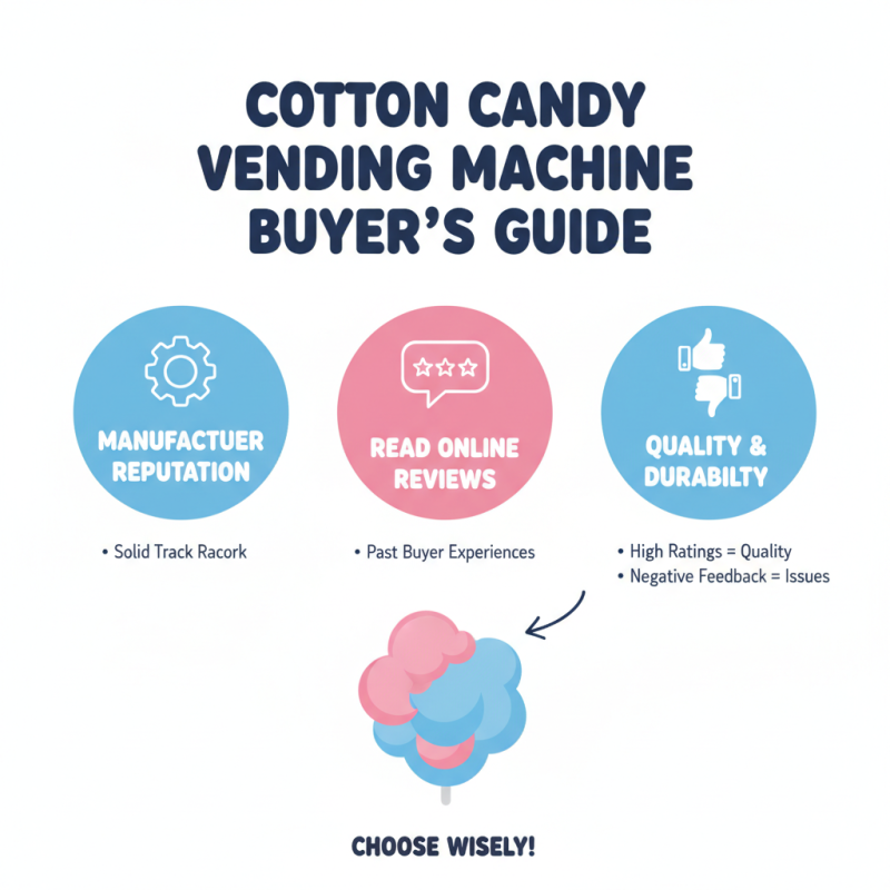 How to Choose the Best Cotton Candy Vending Machine for Sale?