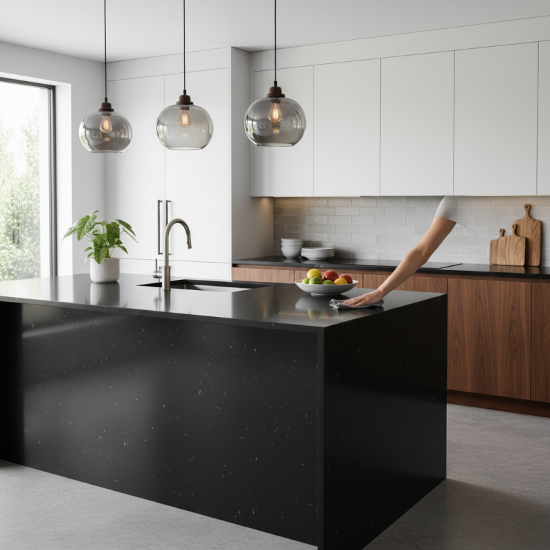 2026 Best Black Quartz Countertops for Your Kitchen Design?