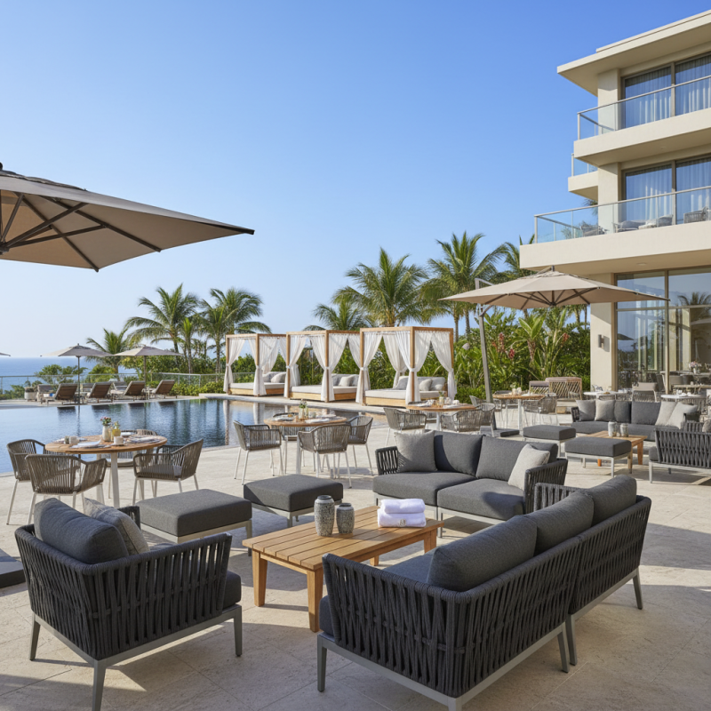 How to Choose Outdoor Hotel Furniture for Comfort and Durability?