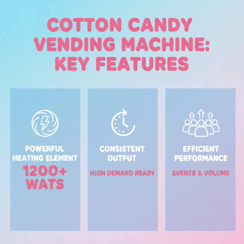 How to Choose the Best Cotton Candy Vending Machine for Sale?