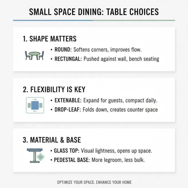 What is the Best Dining Room Table for Small Spaces?