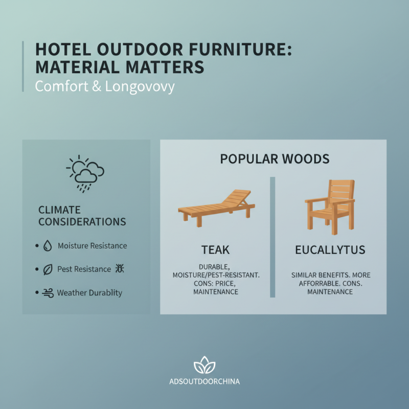 How to Choose Outdoor Hotel Furniture for Comfort and Durability?