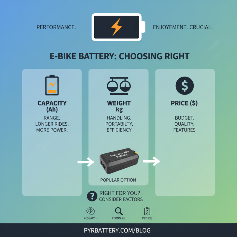 How to Choose the Right Hailong Ebike Battery for Your Needs?