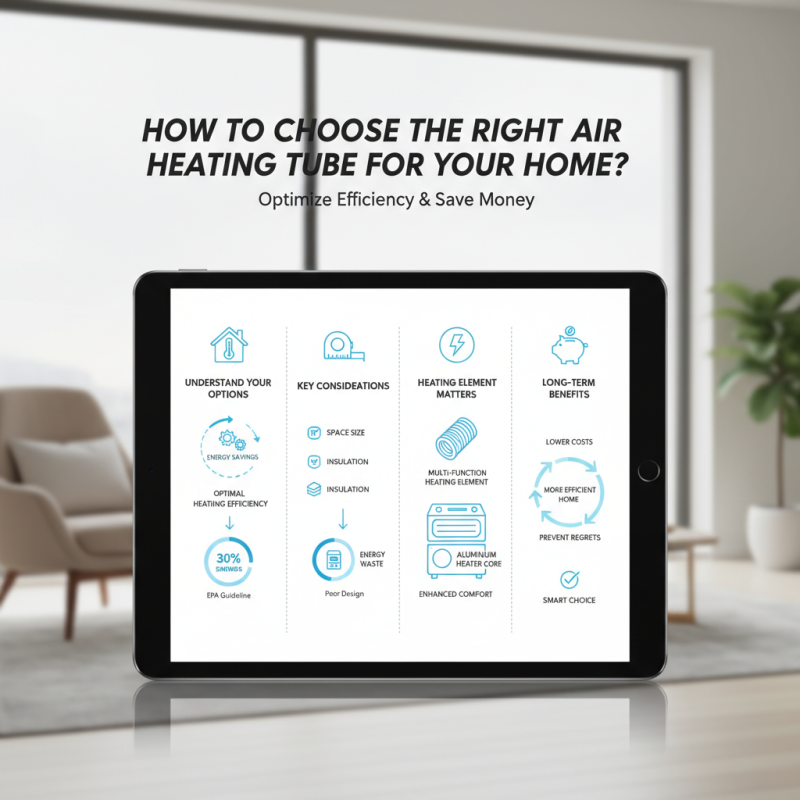 How to Choose the Right Air Heating Tube for Your Home?