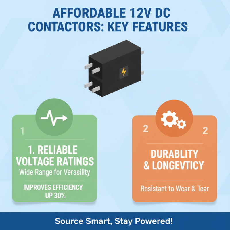 Top 5 High Quality Cheap 12v DC Contactors You Should Consider?