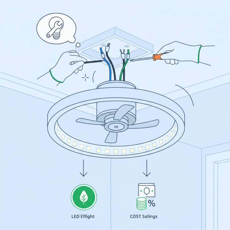How to Install LED Fan Light Efficiently?