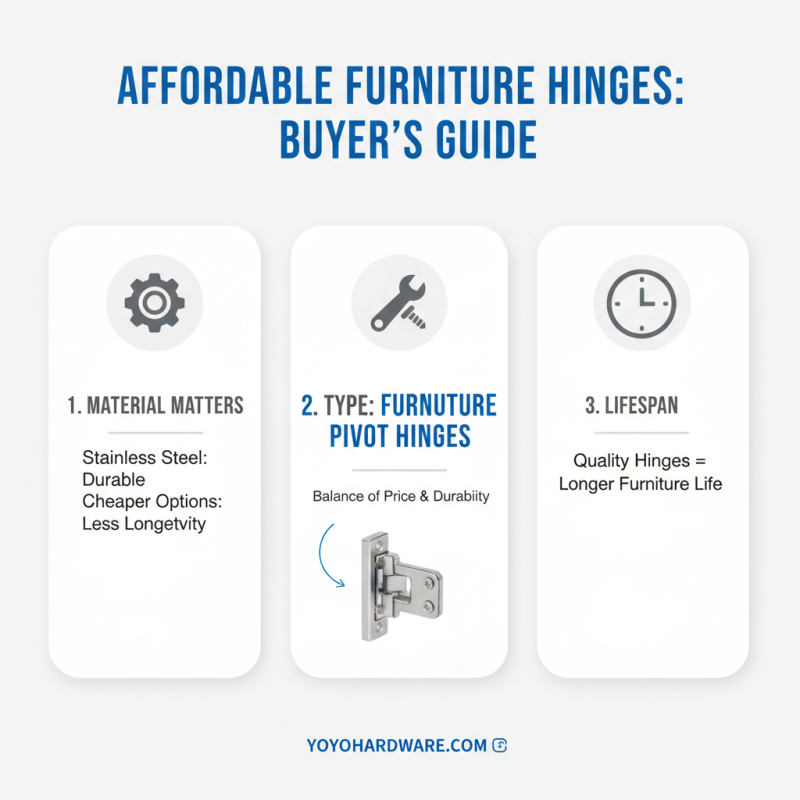 Top 5 Tips for Choosing YOUDO Cheap Furniture Hinge Pricelist Options?