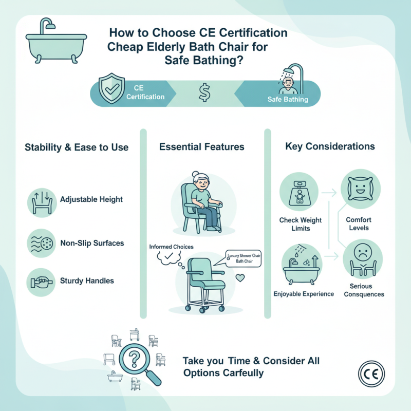 How to Choose a CE Certification Cheap Elderly Bath Chair for Safe Bathing?