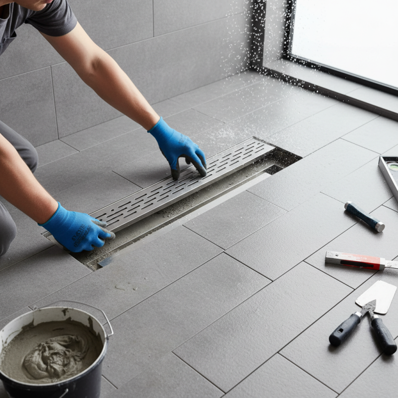 How to Install a Linear Floor Drain for Optimal Drainage?
