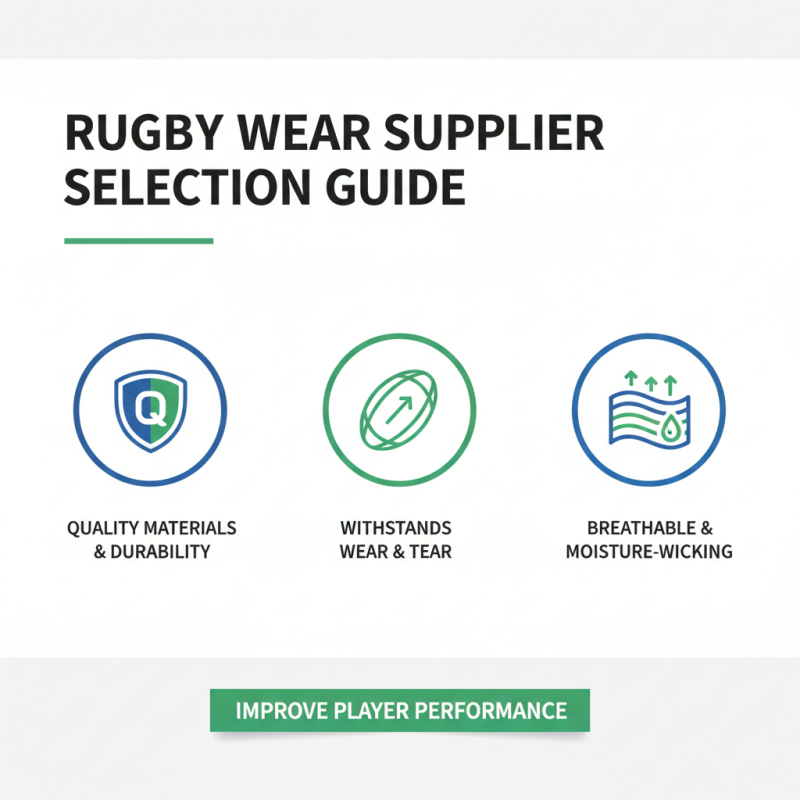 Top Custom China Rugby Wear Suppliers for Your Team's Needs?