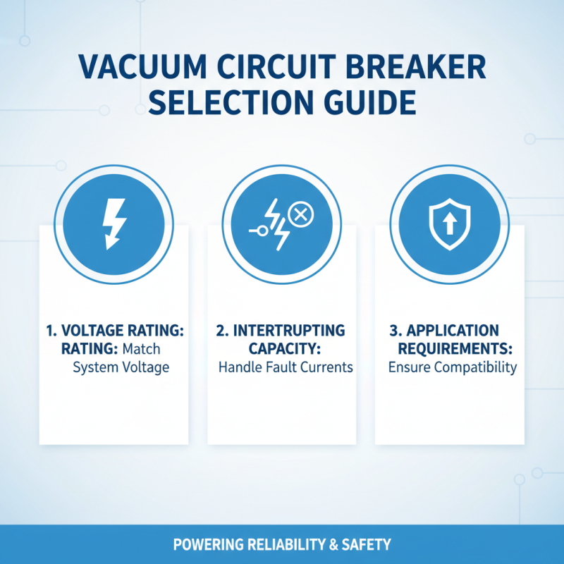 How to Choose Vacuum Circuit Breakers for Your Electrical Needs?