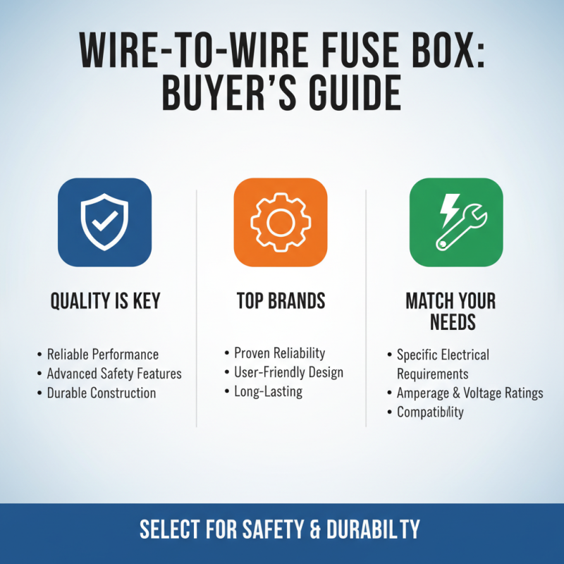 2026 Best Wire To Wire Fuse Box for Your Electrical Needs?