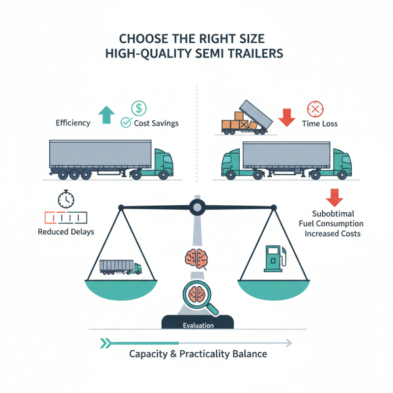 How to Determine the Right Size for Wholesale High-Quality Semi Trailers?