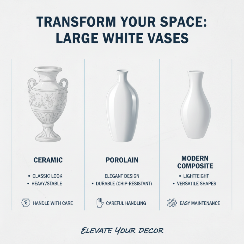 Best Modern Large White Vase for Home Decor Ideas?