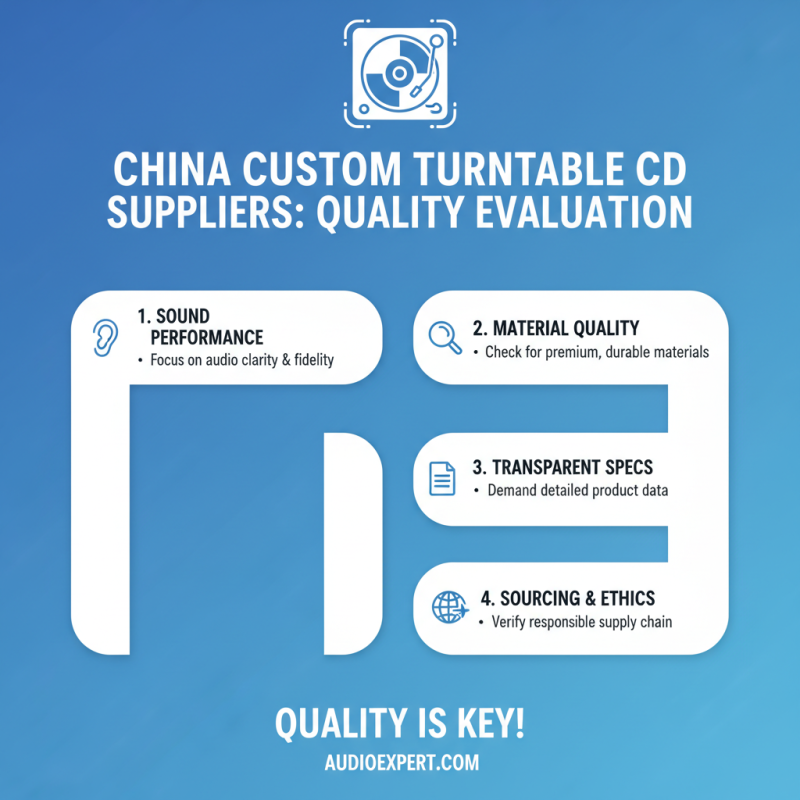 Top 10 Custom China Turntable CD Suppliers for Quality Sound Systems?