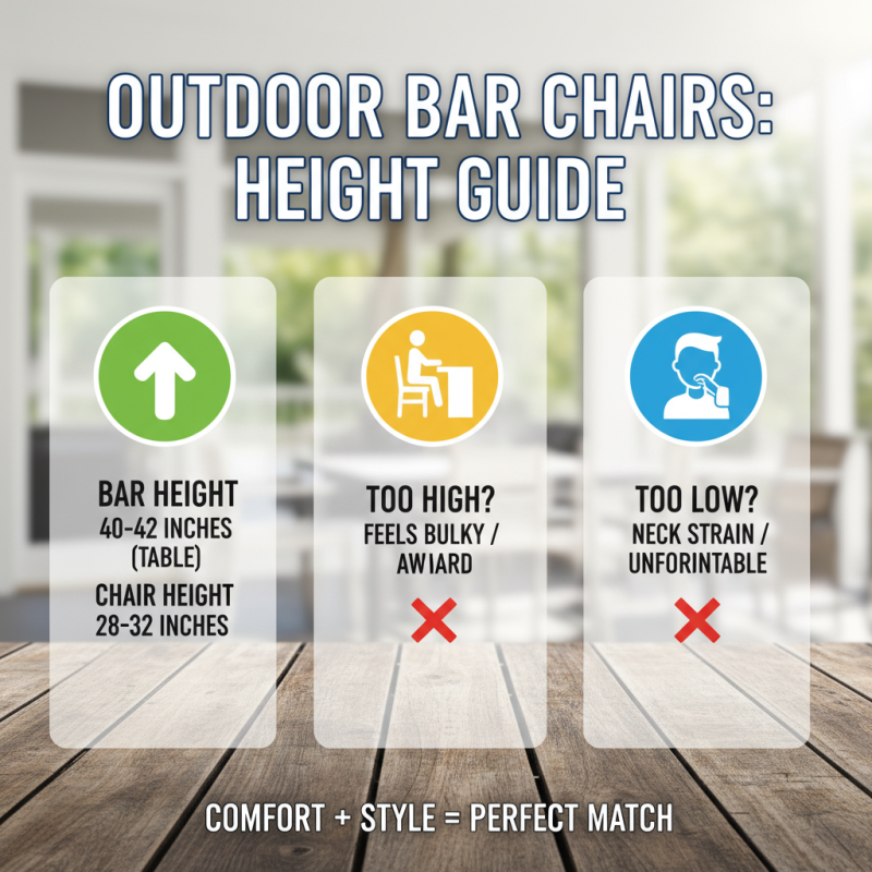 What is an Outdoor Bar Chair and Why You Need One?