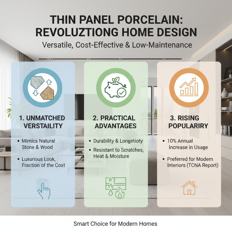 Top 10 Advantages of Thin Panel Porcelain for Home Design?
