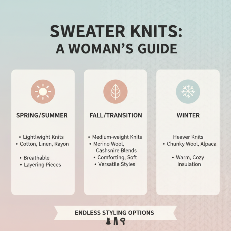 Best Sweater Knit Women Styles for Every Season?