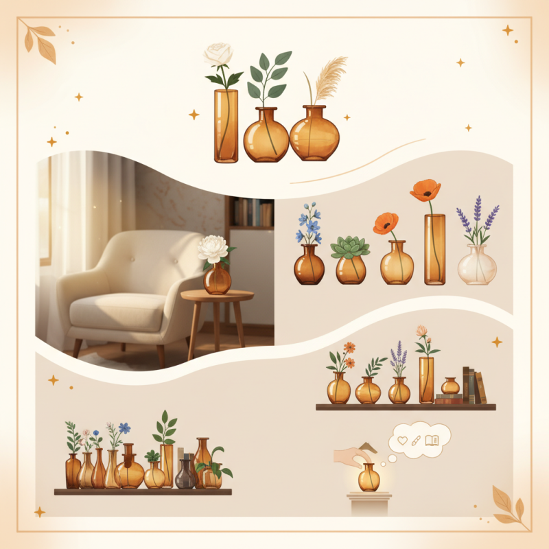 Why Choose Amber Bud Vases for Your Home Decor?