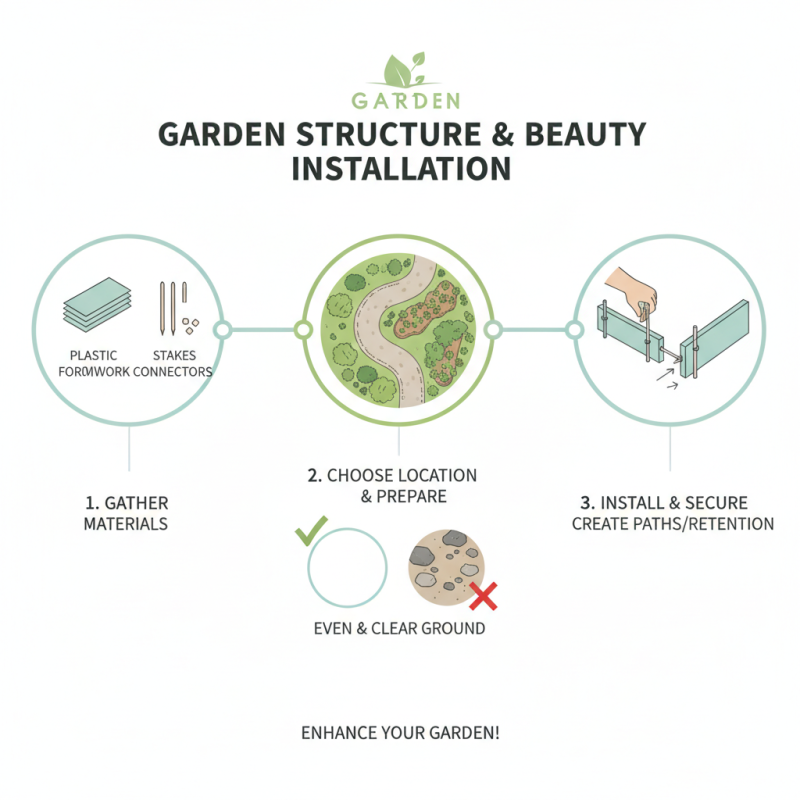 How to Use Plastic Formwork For Garden Projects?
