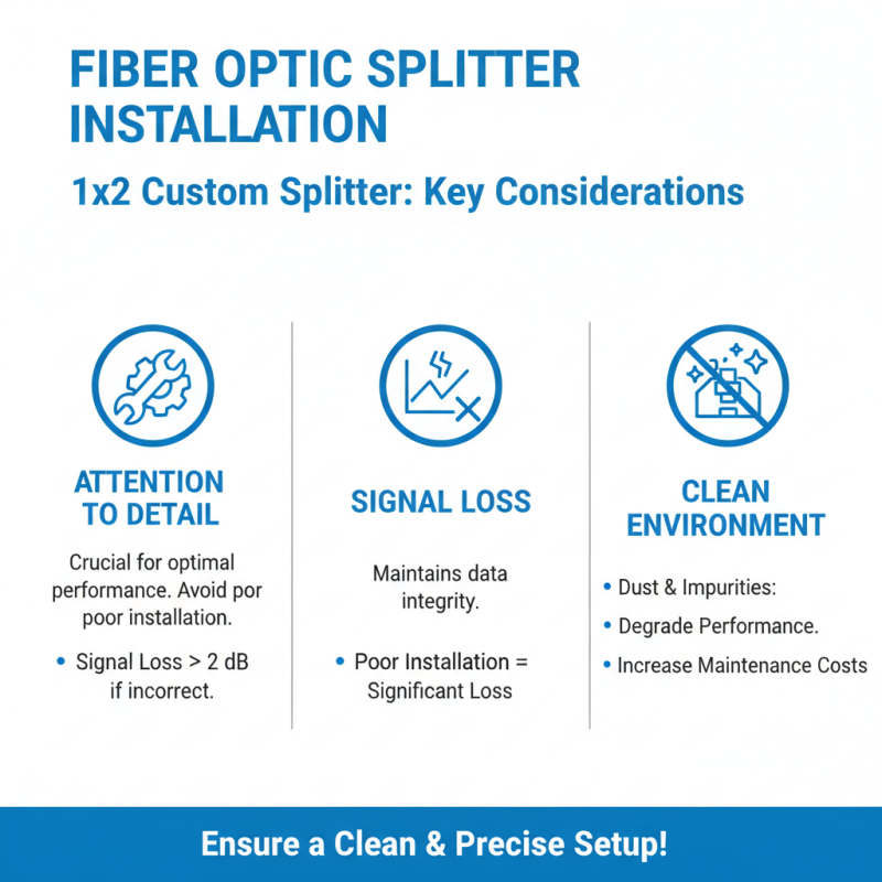 Why You Should Choose the Best Custom 1x2 Fiber Optic Splitter Product?