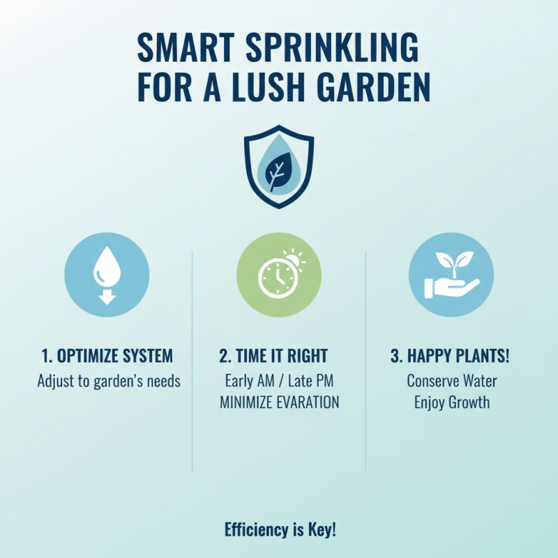 Best Garden Sprinkler Systems for Efficient Watering Solutions?